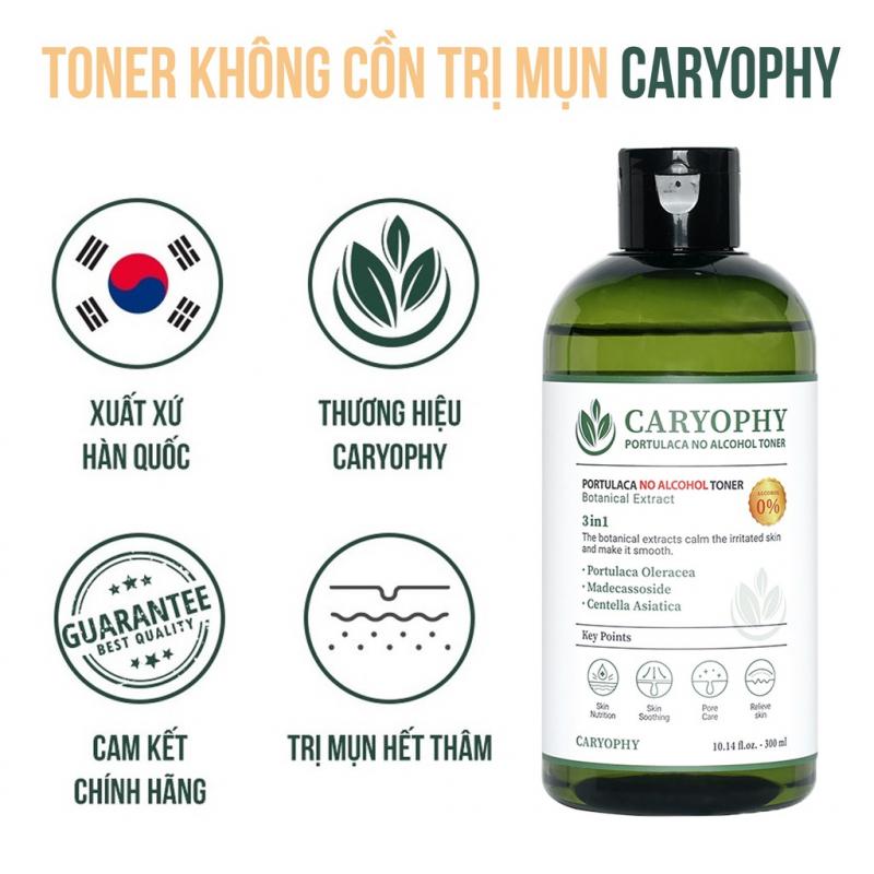 Toner Caryophy Portulaca không cồn