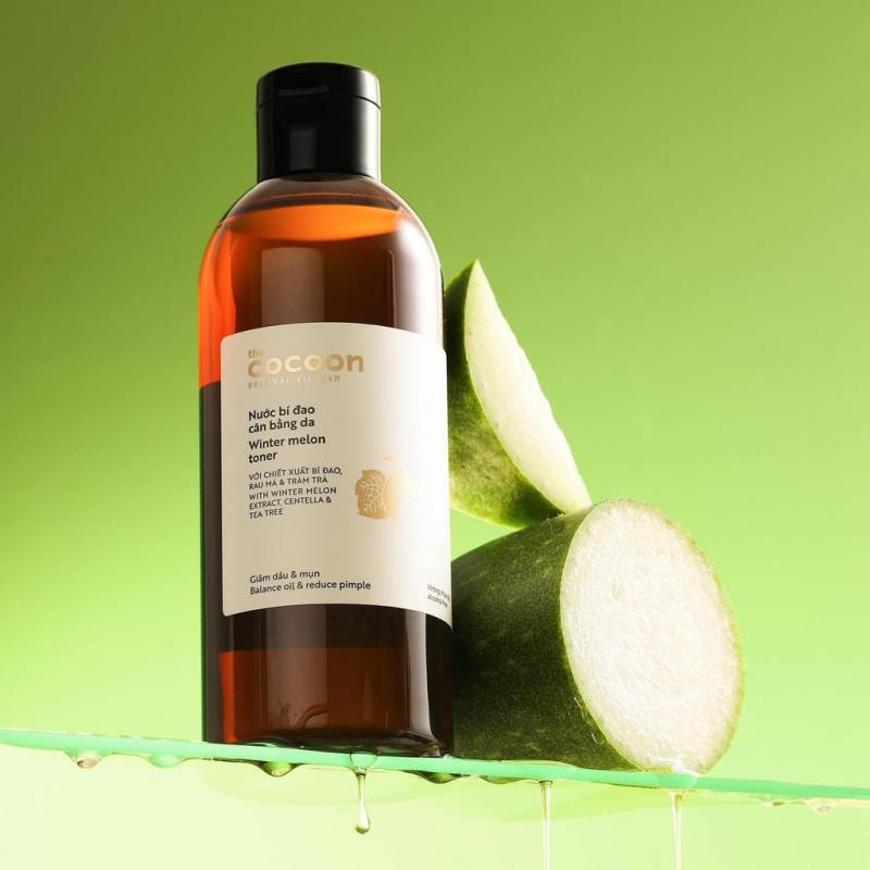 Toner nước bí đao cân bằng da Cocoon thuần chay