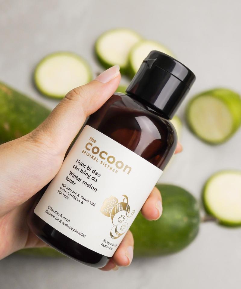 Toner nước bí đao cân bằng da cocoon