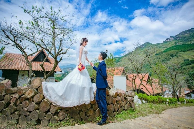 Bộ ảnh cưới của bạn sẽ thêm phần sinh động khi chụp tại khu nghĩ dưỡng Topas Ecolodge
