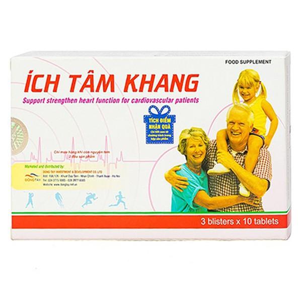 TPCN Ích Tâm Khang - giúp tăng cường sức khỏe trái tim