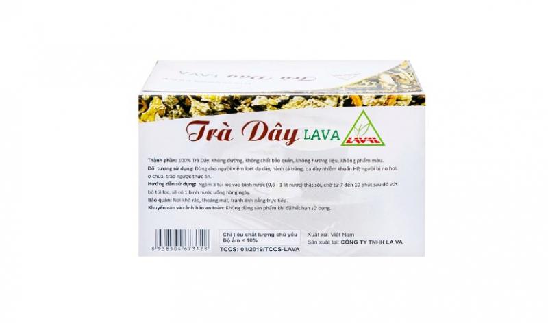 Trà dây Lava dạng túi lọc hỗ trợ viêm loét dạ dày, mát gan