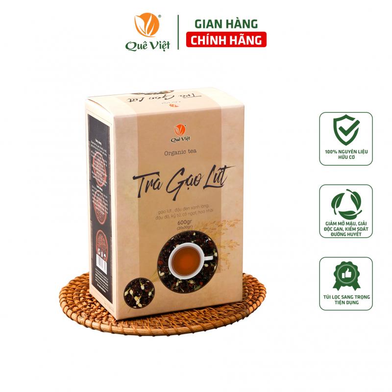 Trà gạo lứt Quê Việt