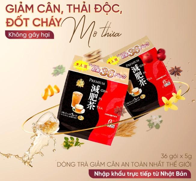 Trà giảm cân thải độc Hayari Genpi Premium