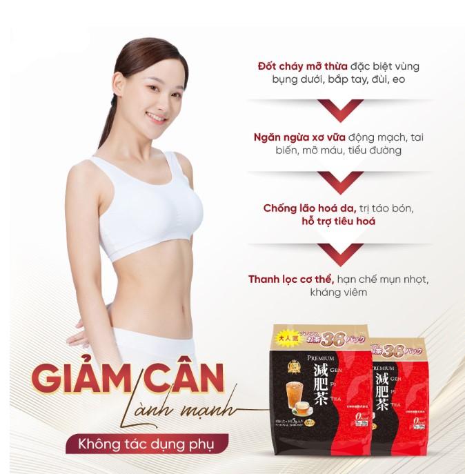 Trà giảm cân thải độc Hayari Genpi Premium