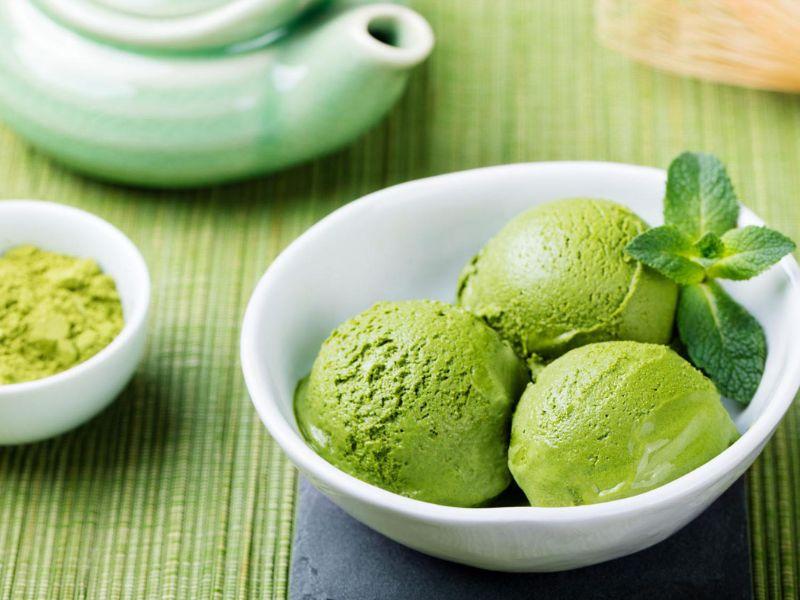 Matcha Nhật Bản có thể dùng làm kem Matcha