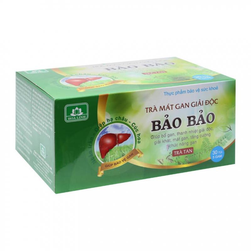 Trà tan thảo dược mát gan, giải độc Bảo Bảo