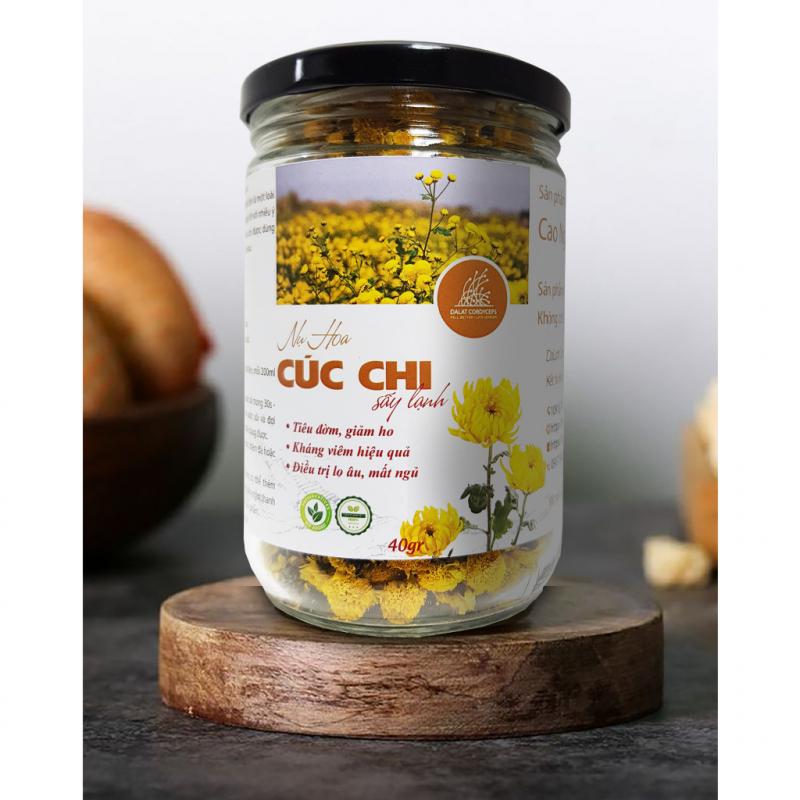 Trà thảo mộc nụ hoa cúc chi Dalat Cordyceps