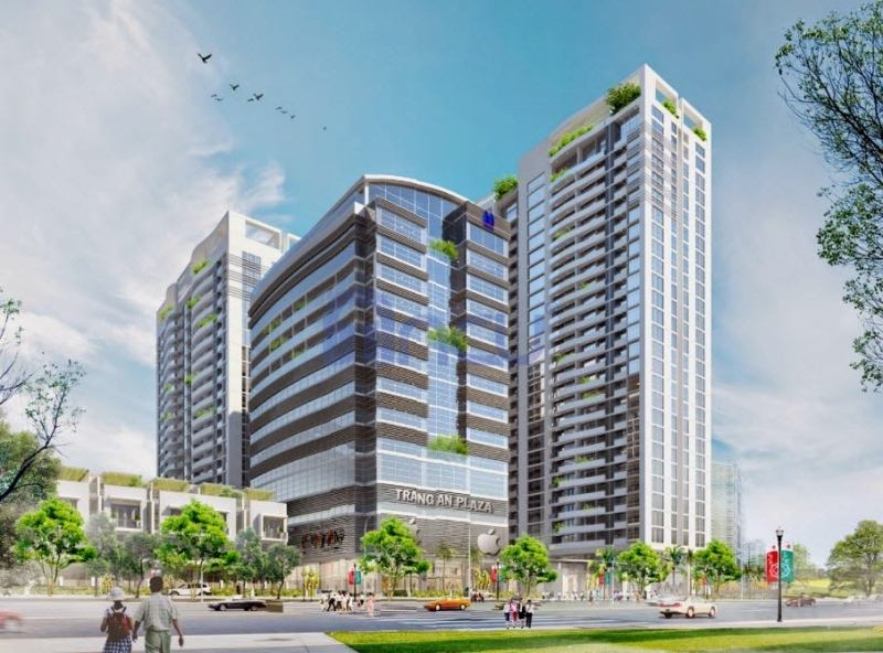 Phối cảnh khu căn hộ chung cư Tràng An Conplex