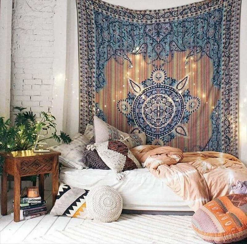 Trang trí phòng cưới phong cách Bohemian