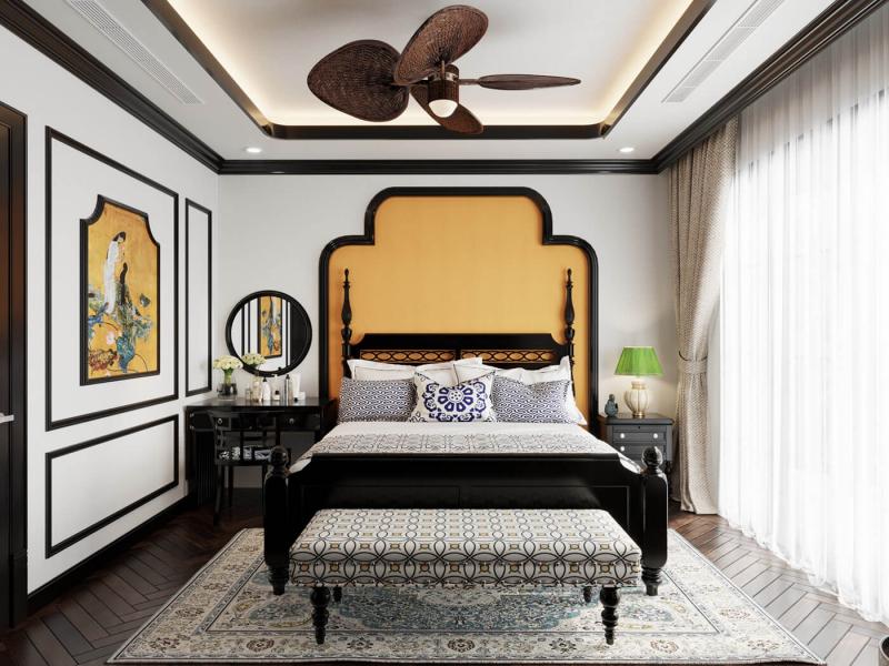 Trang trí phòng cưới phong cách Indochine