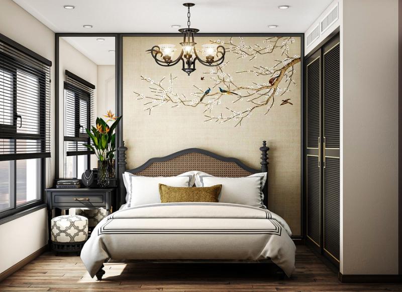 Trang trí phòng cưới phong cách Indochine