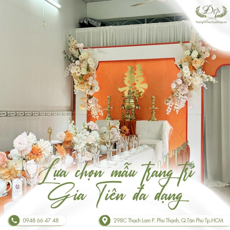 Trang trí tiệc cưới đẹp