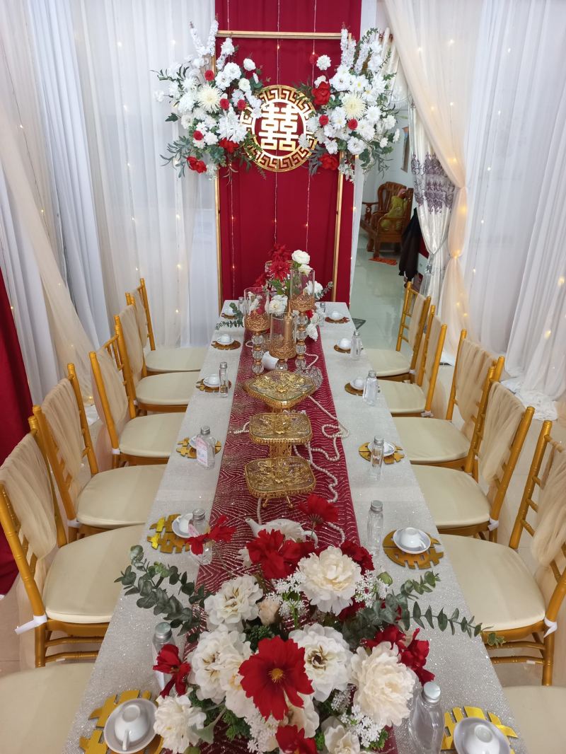 Trang trí tiệc cưới Diệu Linh