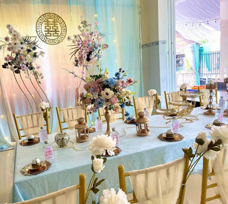 Trang trí tiệc cưới Diệu Linh