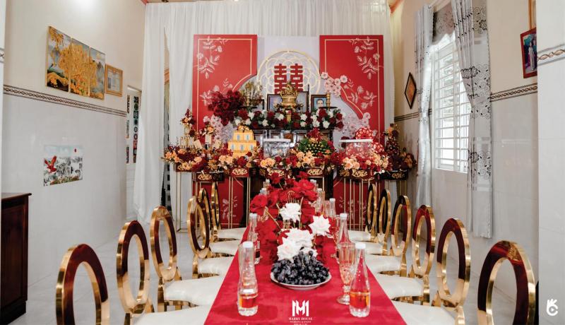 Trang trí tiệc cưới Marry House
