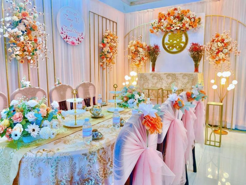 Trang Trí Tiệc Cưới Quyên Trang