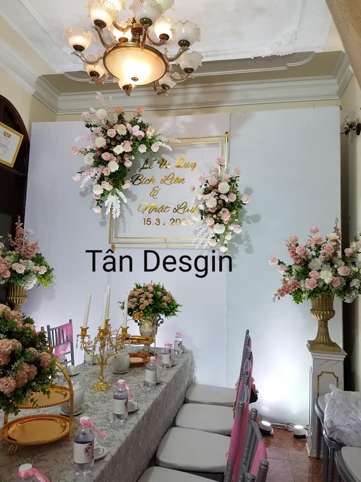 Trang trí tiệc cưới Tândesign