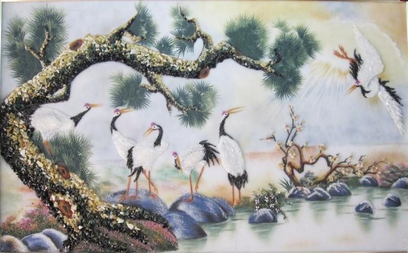 Tranh Tùng hạc hợp với những người tuổi Thân