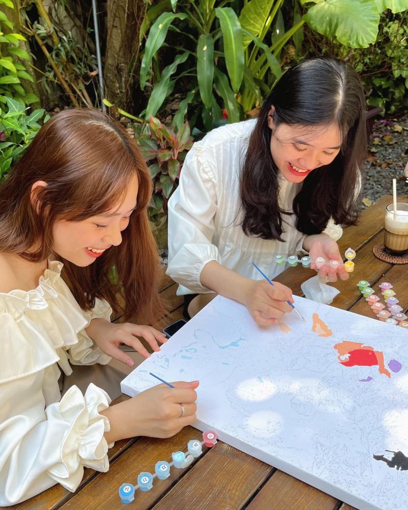 Tranh số hóa Tiệm Vẽ Mùa Hè