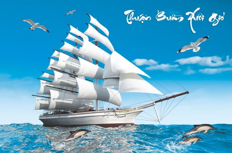 Tranh thuận buồm xuôi gió