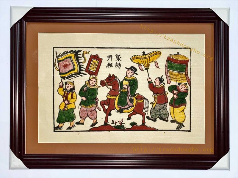Bố cục, mảng, nét, hòa sắc trong tranh dân gian Đông Hồ