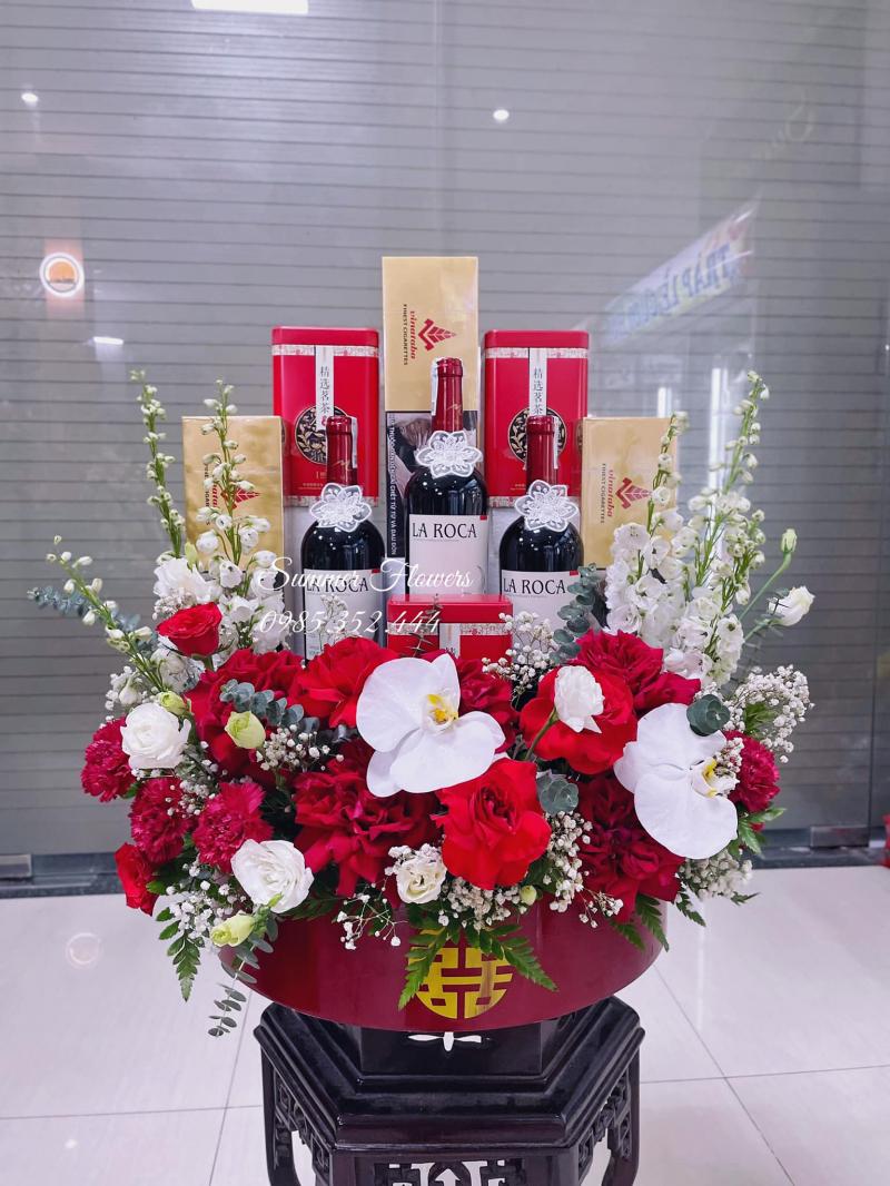 Tráp Ăn Hỏi Đẹp Tại Thái Bình - Summer Flowers