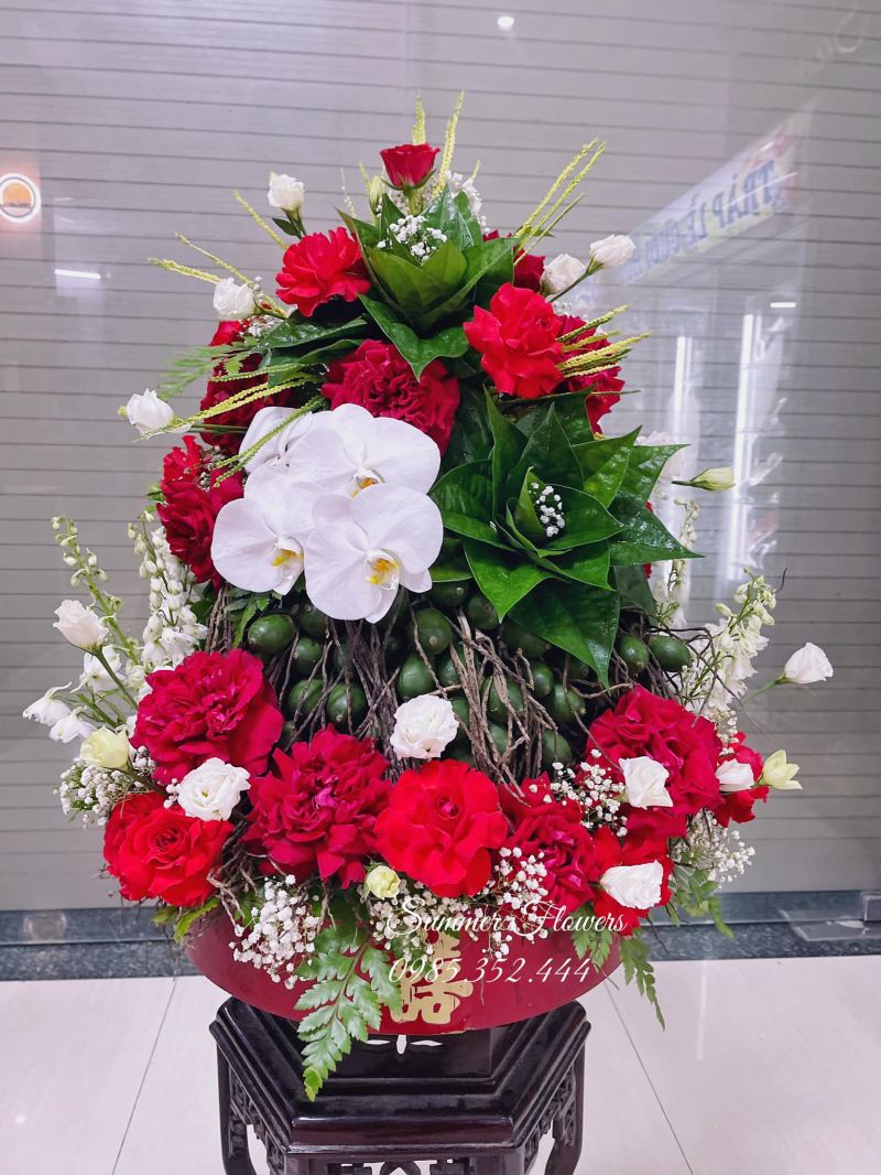 Tráp Ăn Hỏi Đẹp Tại Thái Bình - Summer Flowers