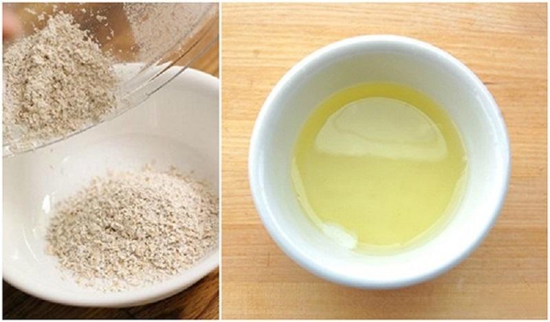 Trị mụn ẩn dưới da bằng bột yến mạch