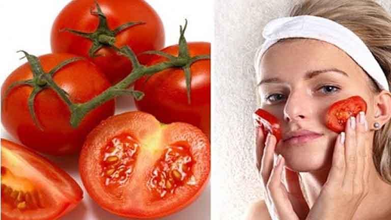 Trị mụn bằng cà chua
