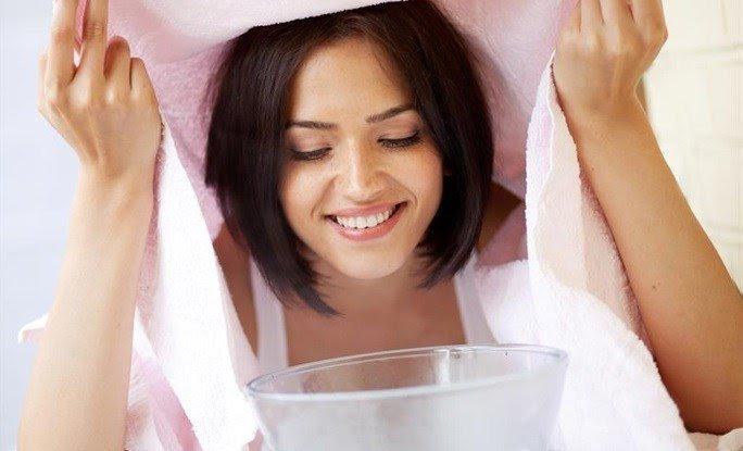 Xông hơi là biện pháp trị mụn hiệu quả