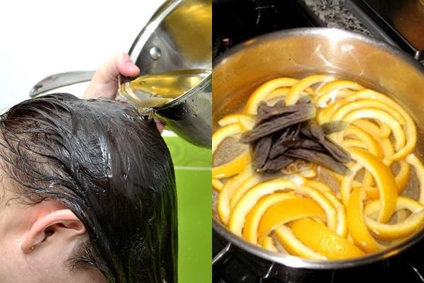 làm dầu gội bưởi trị rụng tóc và kích thích mọc tóc