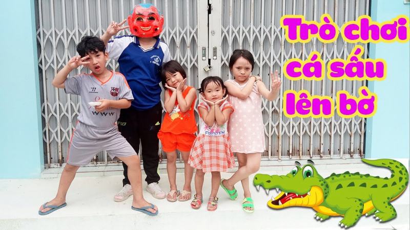 Trò chơi: Cá sấu lên bờ
