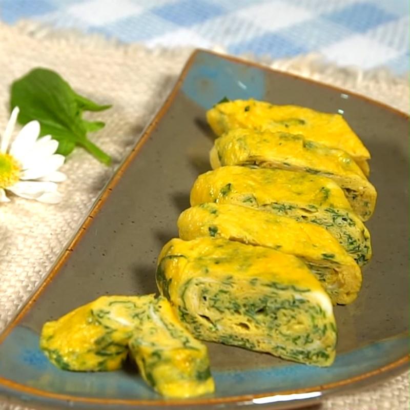 Trứng cuộn cải bó xôi