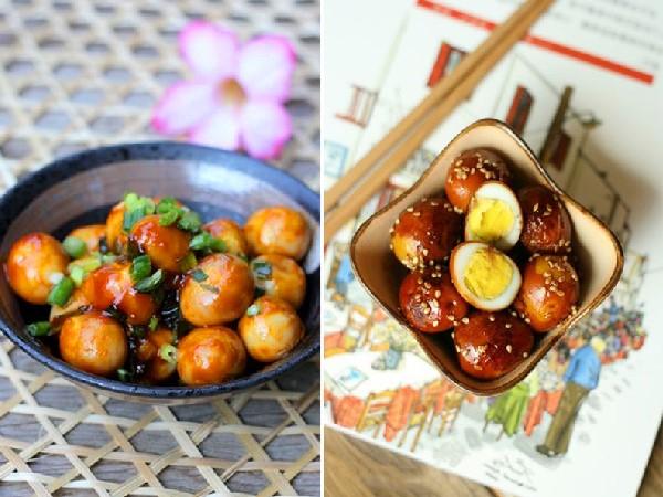 Trứng cút rim mặn ngọt