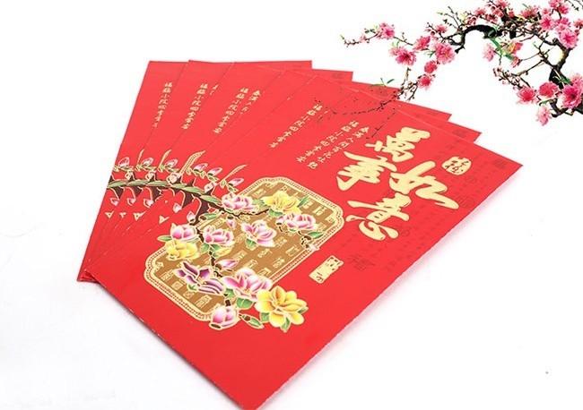 Phong bao lì xì đỏ của người Trung Quốc