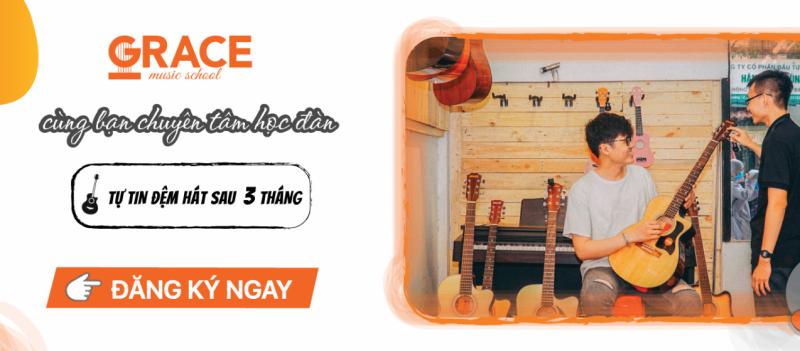 Lớp học Guitar tại trung tâm âm nhạc Ân Điển
