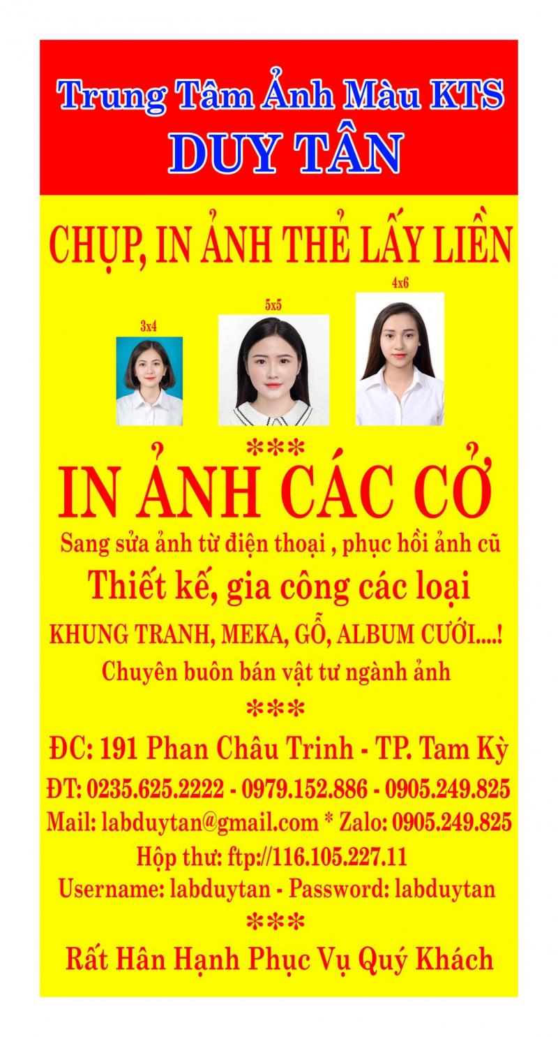 Trung tâm Ảnh màu Kỹ thuật số Duy Tân
