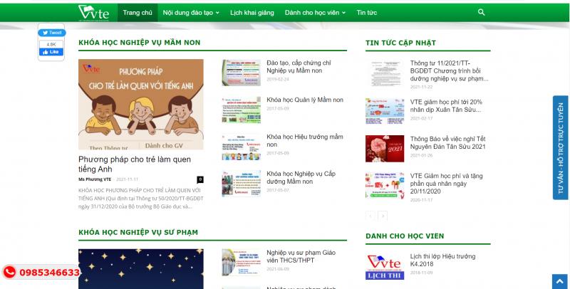 TRUNG TÂM ĐÀO TẠO VTE