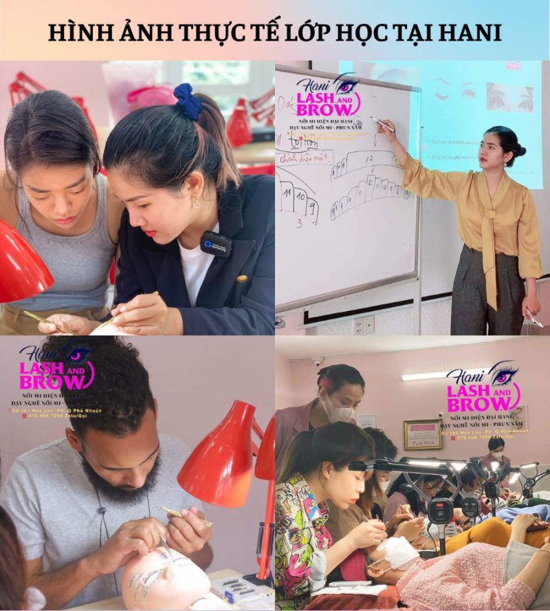 Toàn bộ học viên đều được học tất cả kiểu dáng trên và 27 styles khác nhau.