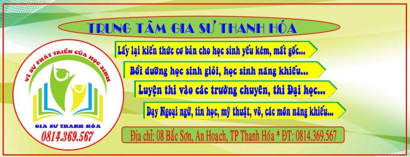 Trung tâm gia sư Thanh Hóa
