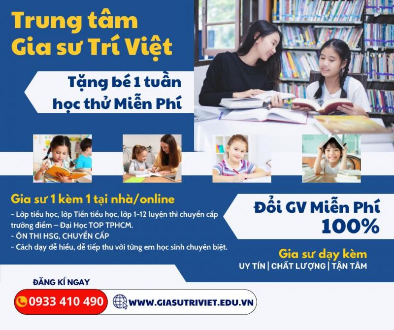 Trung tâm gia sư Trí Việt
