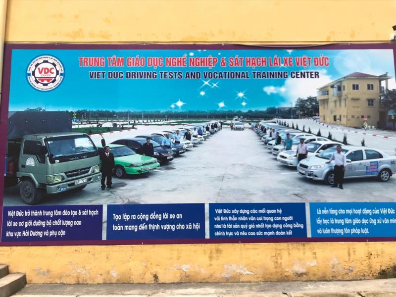 Trung tâm giáo dục nghề nghiệp và sát hạch lái xe Việt Đức