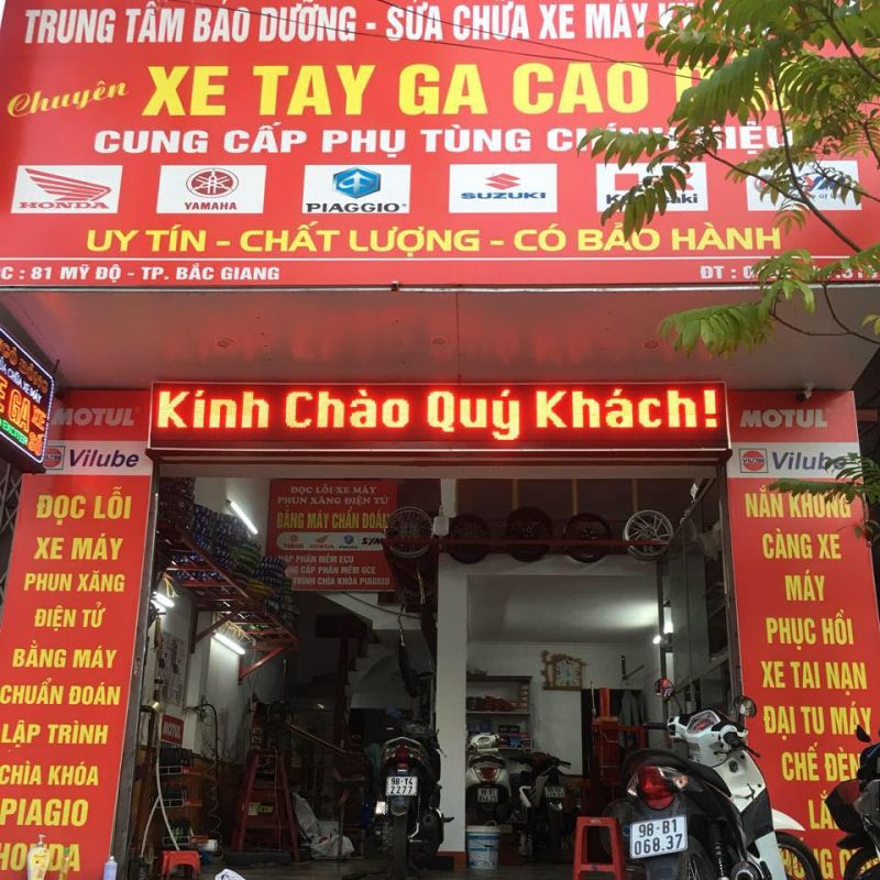 Trung Tâm Sửa Chữa Bảo Dưỡng Xe Máy Kỹ Thuật Cao Ngô Đông