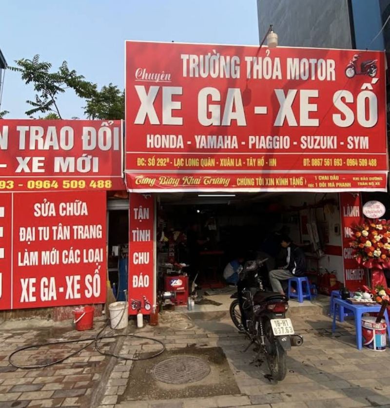 Trung tâm sửa chữa xe máy Trường Thoả Motor