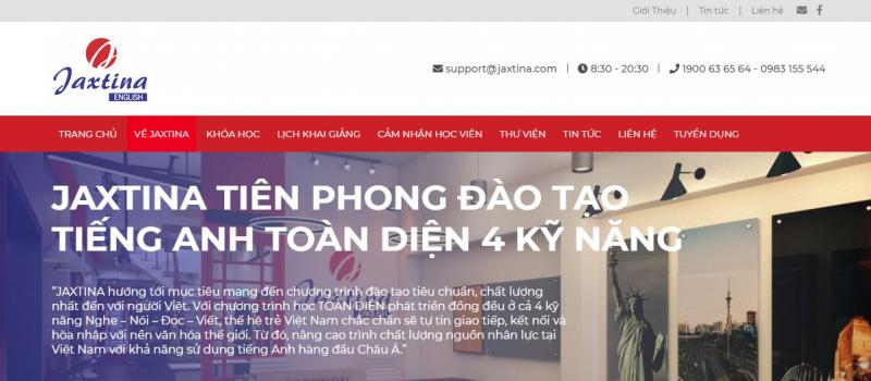 Trung tâm Tiếng Anh Jaxtina