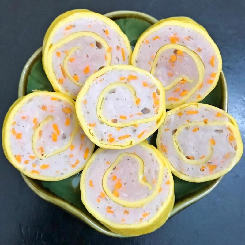 Trứng thập cẩm hấp