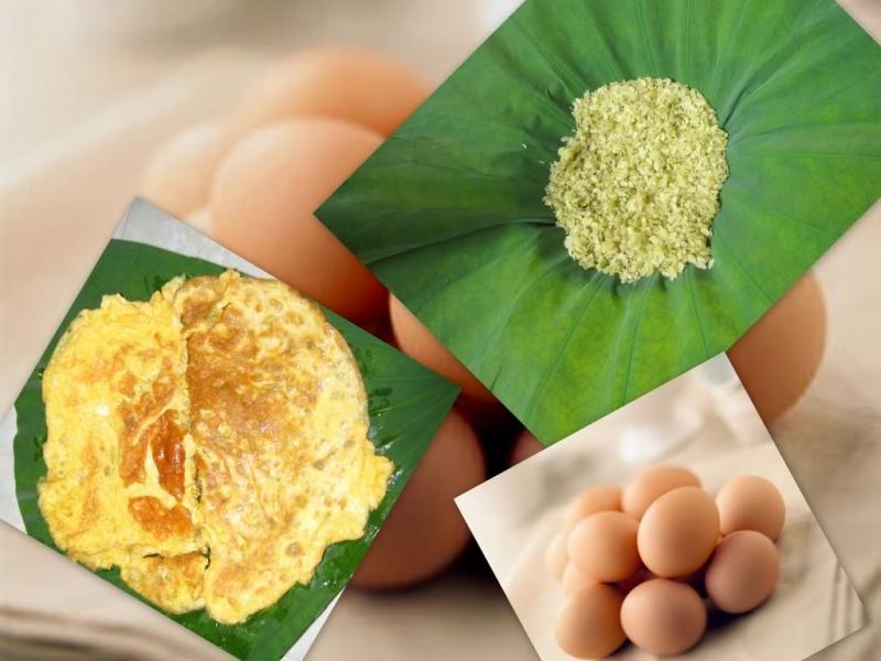 Trứng tráng cốm