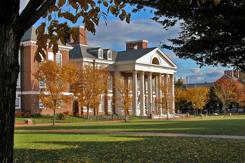 Sự trang nhã trong khung cảnh của đại học Delaware