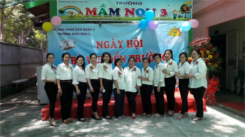 Các cô giáo Trường Mầm non 3 quận 4